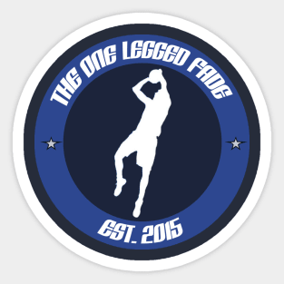 The One Legged Fade Logo Shirt Sticker